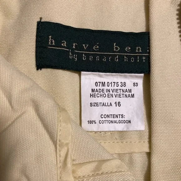 NWT Vintage Harve Benard Lightweight Denim Jeans Pants High Rise Size 16 - Picture 9 of 13